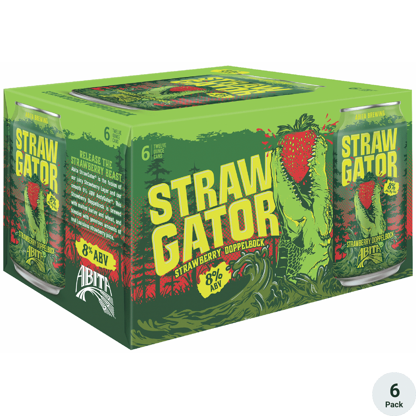 Abita Strawberry 12 OZ 6 Pack Cans